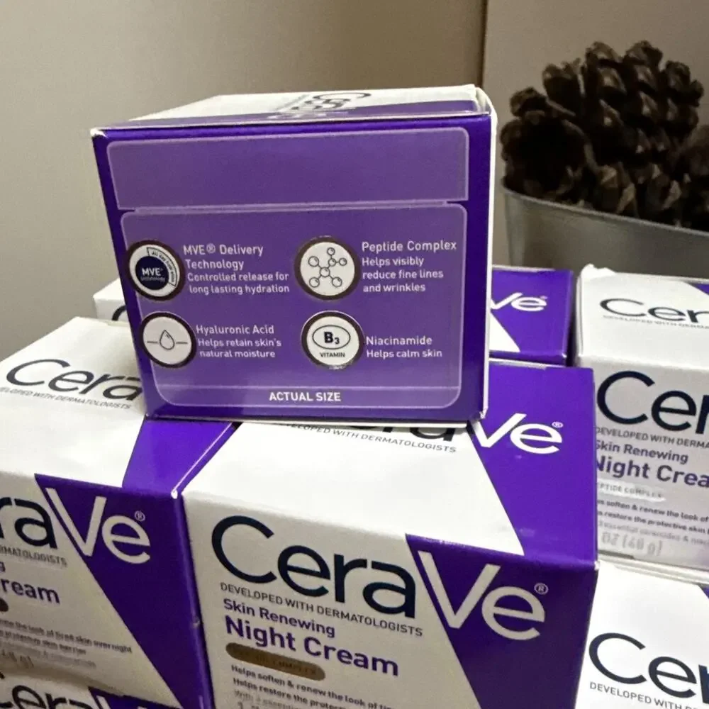 12 Pack CeraVe Skin Renewing Night Cream, Fragrance Free, 1.7 oz